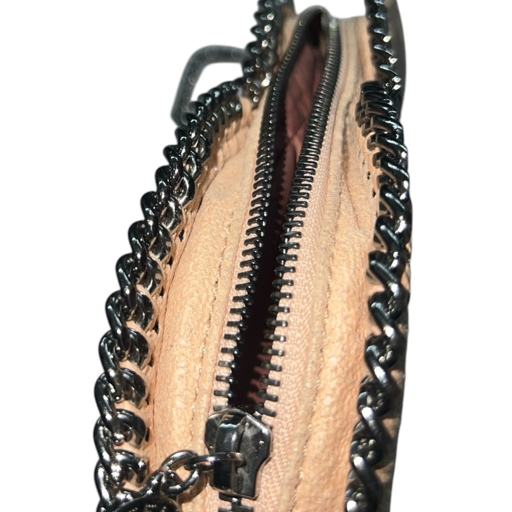 Stella McCartney Tan and Black Heart Crossbody Bag - Picture 4 of 6
